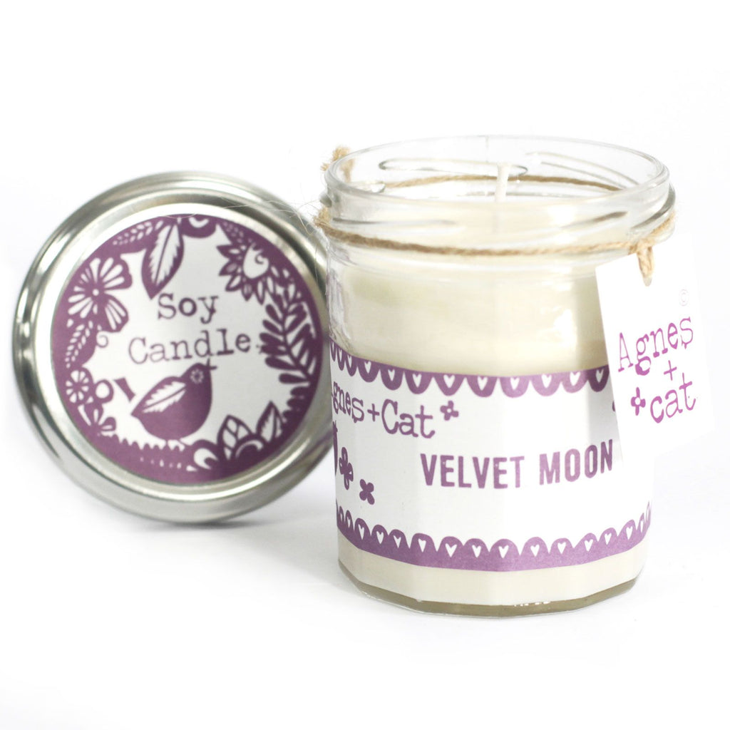 Agnes+Cat Geschenkbox „Velvet Moon Night“ (Kerze und Badebombe)
