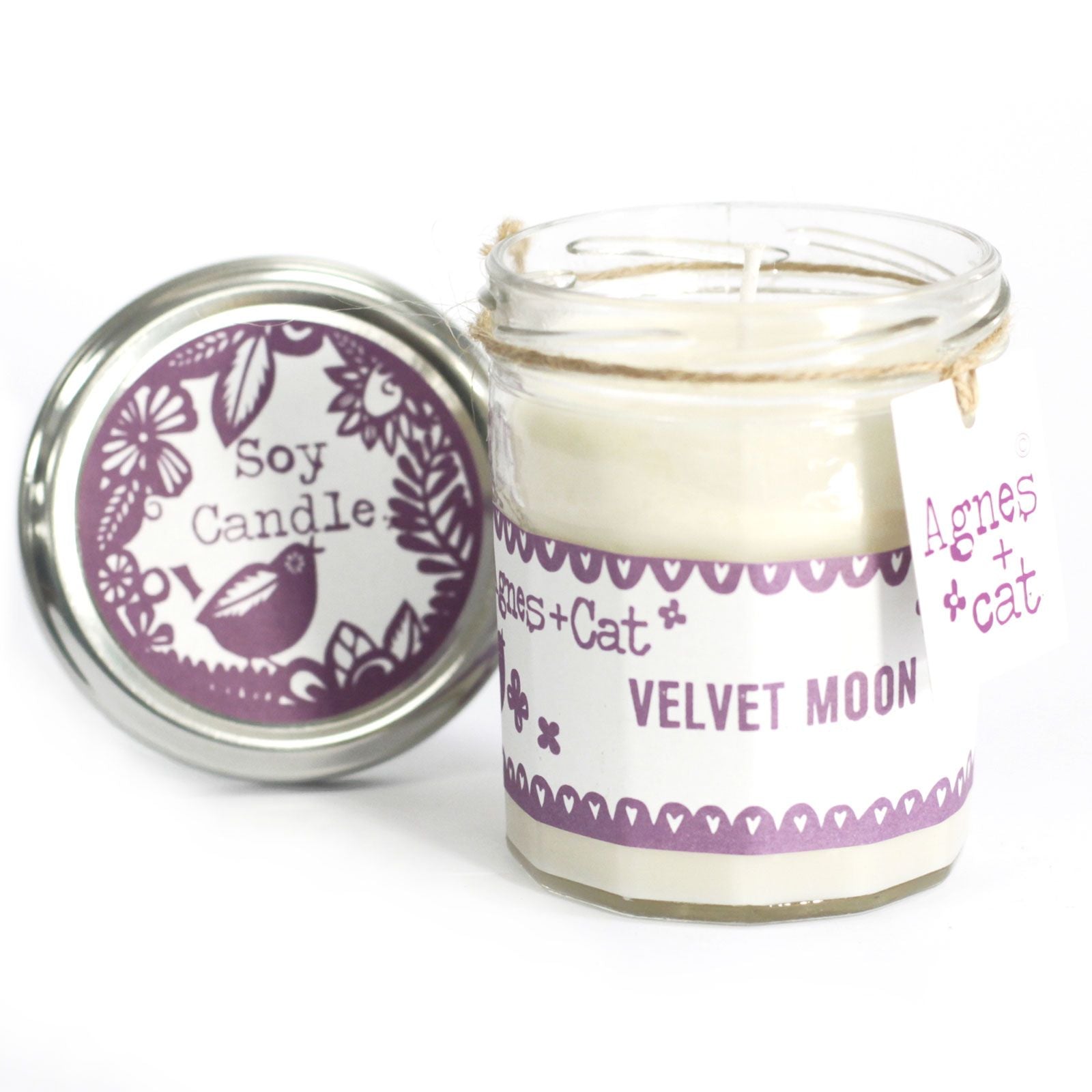 Agnes+Cat Geschenkbox „Velvet Moon Night“ (Kerze und Badebombe)