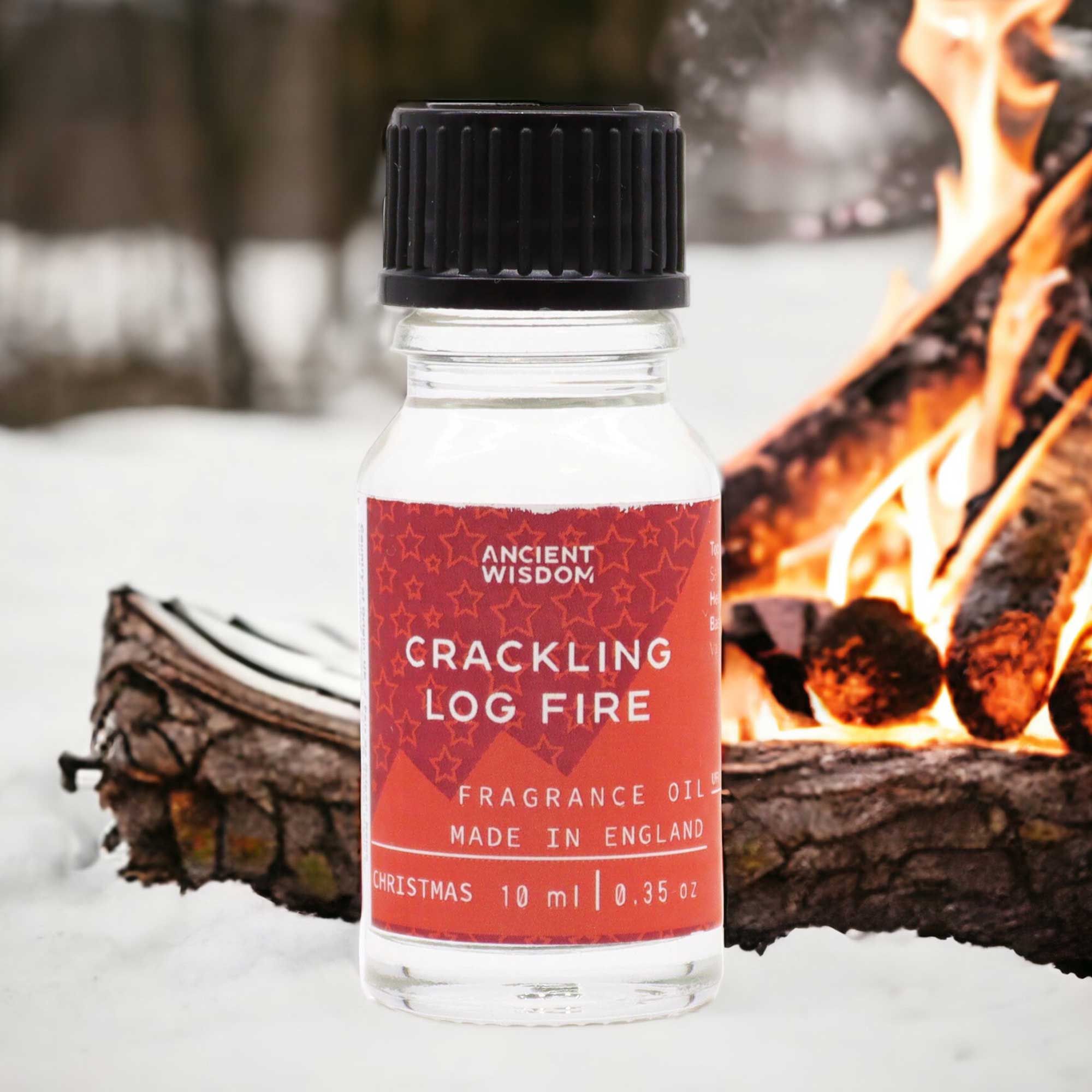 Crackling Log Fire Duftöl – Knisterndes Kaminfeuer für deine DIY-Kerzen (10 ml)