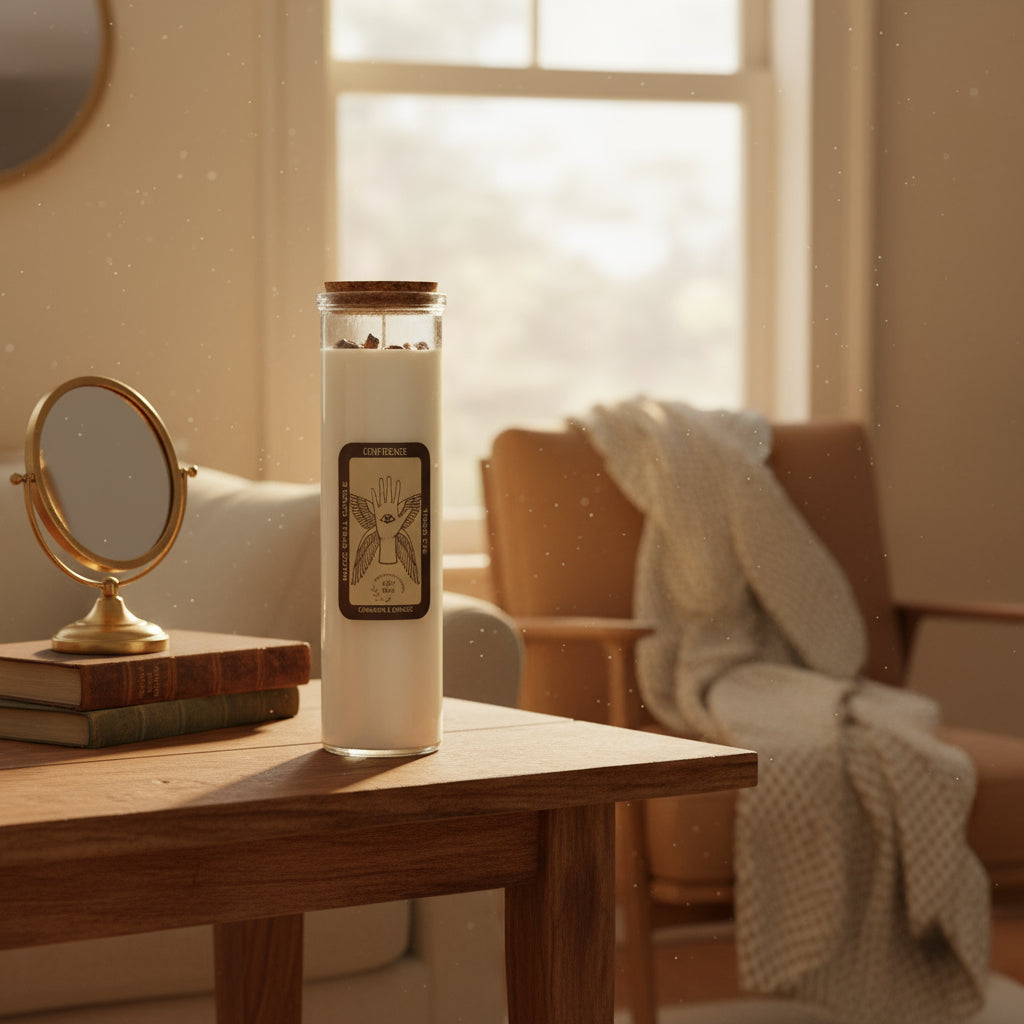 Magische Zauberkerze Confidence – Stärkender Duft für Selbstvertrauen – 50 Stunden natürlicher Duftgenuss
