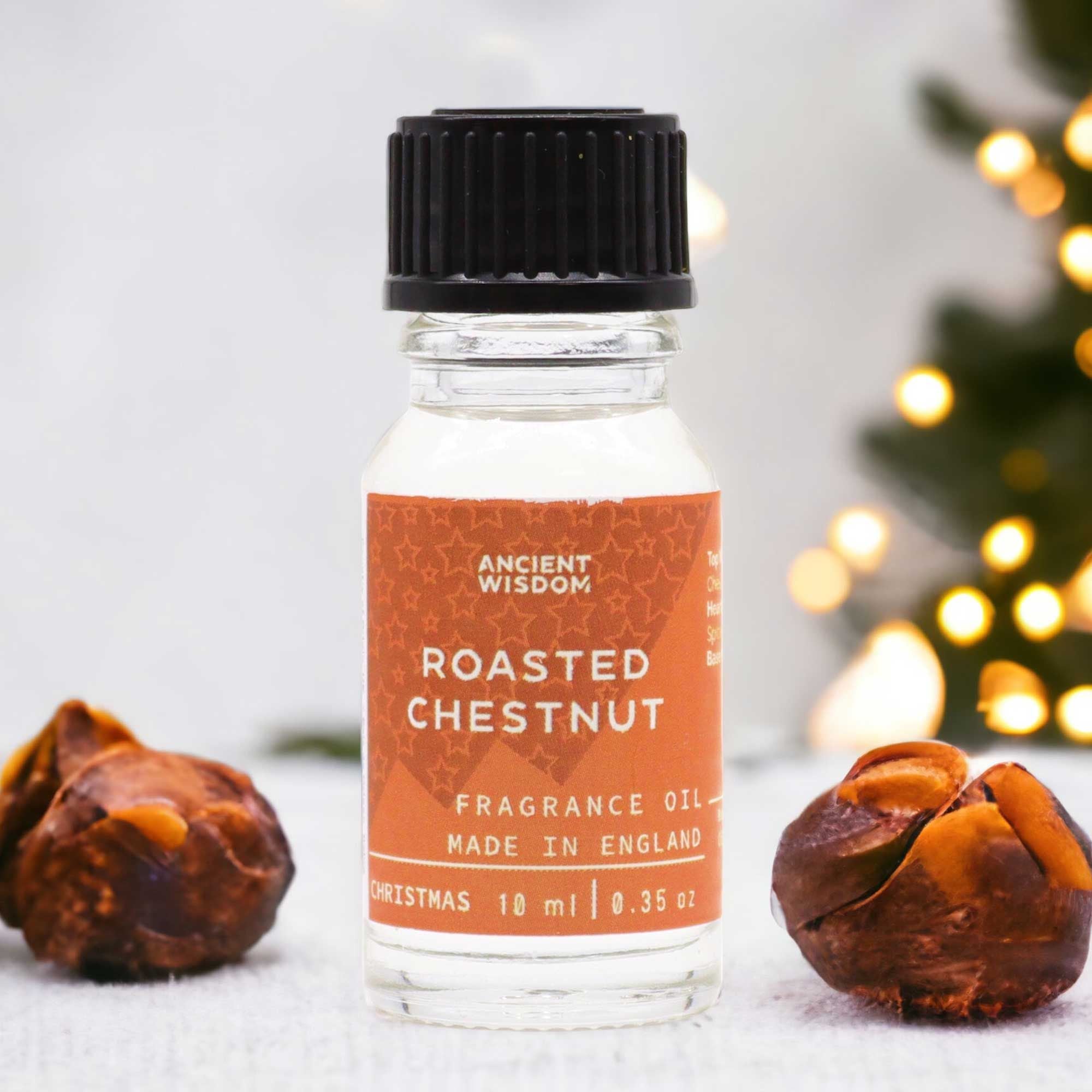 Roasted Chestnut Duftöl – Geröstete Maronen vom Weihnachtsmarkt für deine DIY-Kerzen (10 ml)