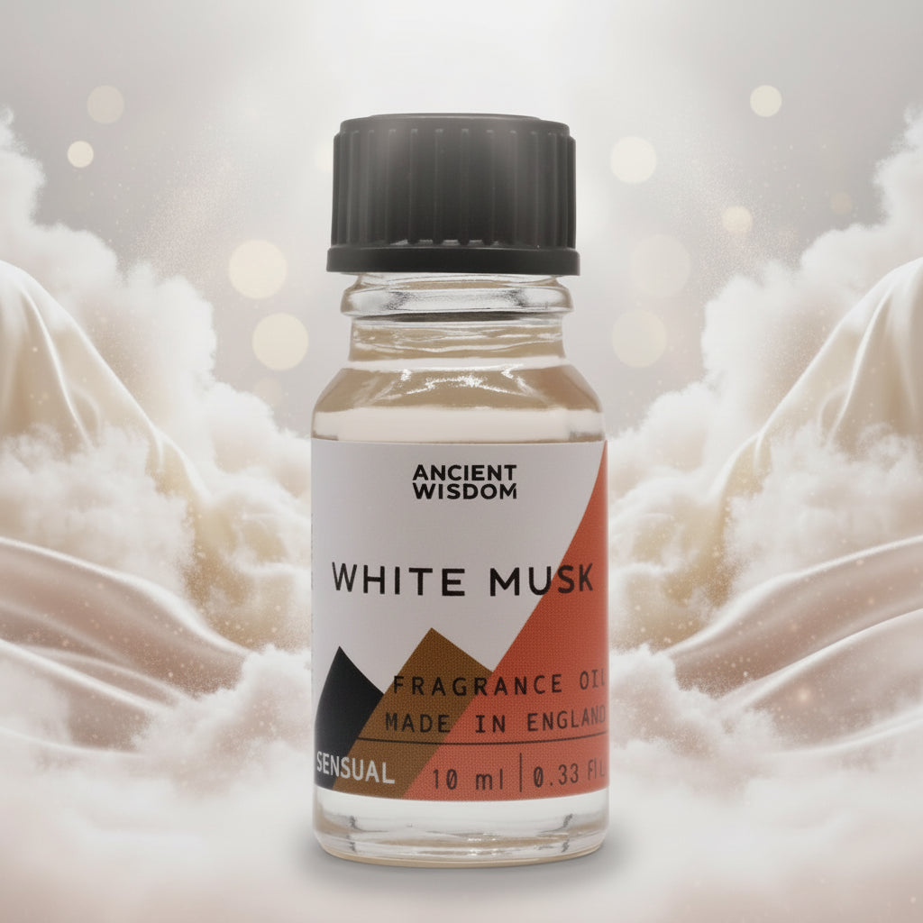 White Musk Duftöl – Clean, pudriger Luxus-Moschus für deine DIY-Kerzen (10 ml)