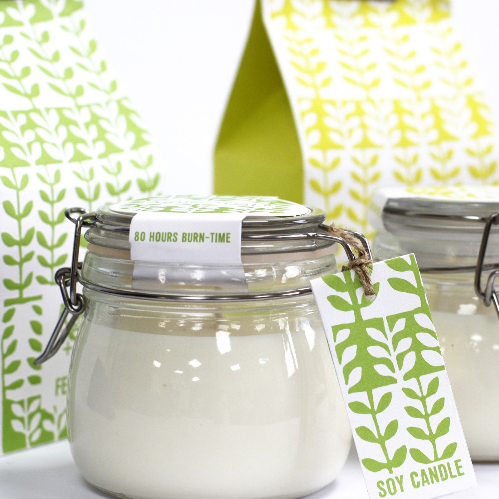 Sojawachs-Duftkerze Moroccan Roll im wiederverwendbaren Glas (400 ml) – 80 Stunden natürlicher Duftgenuss