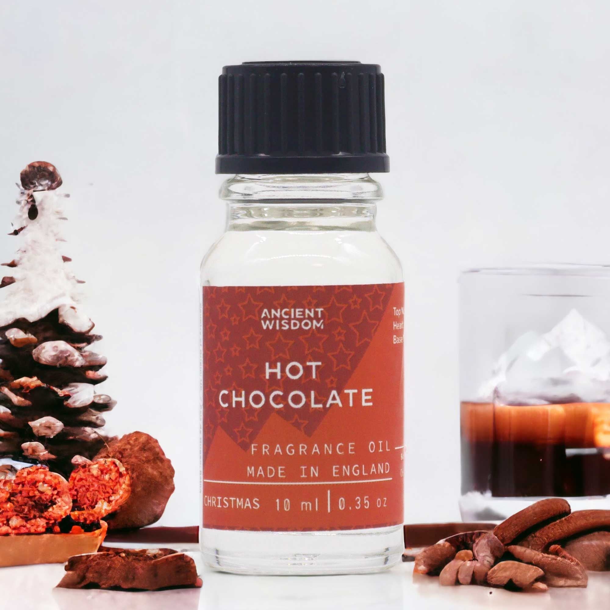 Hot Chocolate Duftöl – Cremige heiße Schokolade für deine DIY-Kerzen (10 ml)