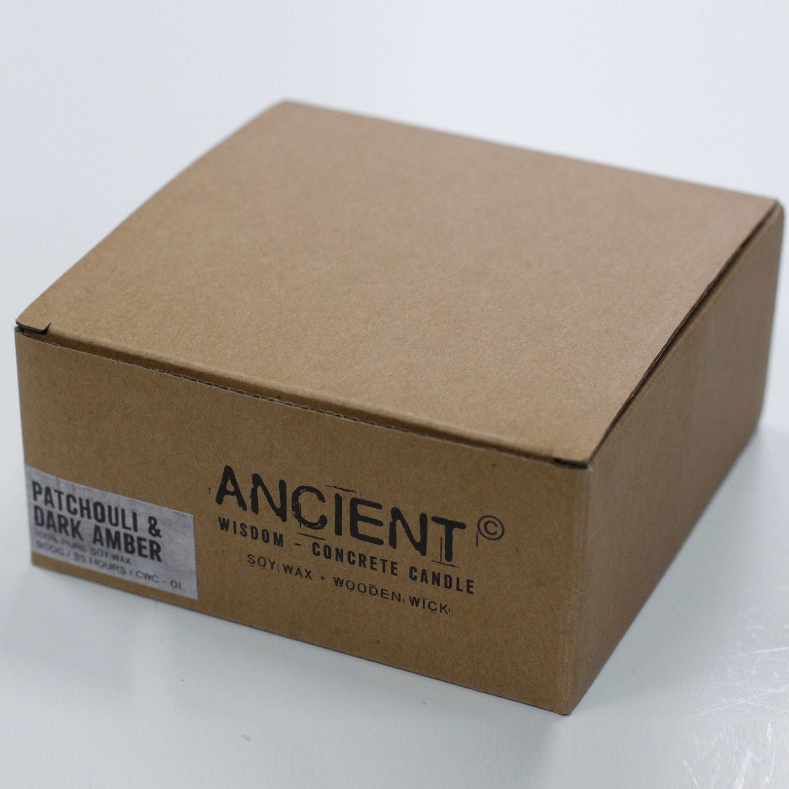 Beton-Duftkerze mit Knisterdocht – Natürlicher Crackling-Effekt – 80 Stunden gemütlicher Duft