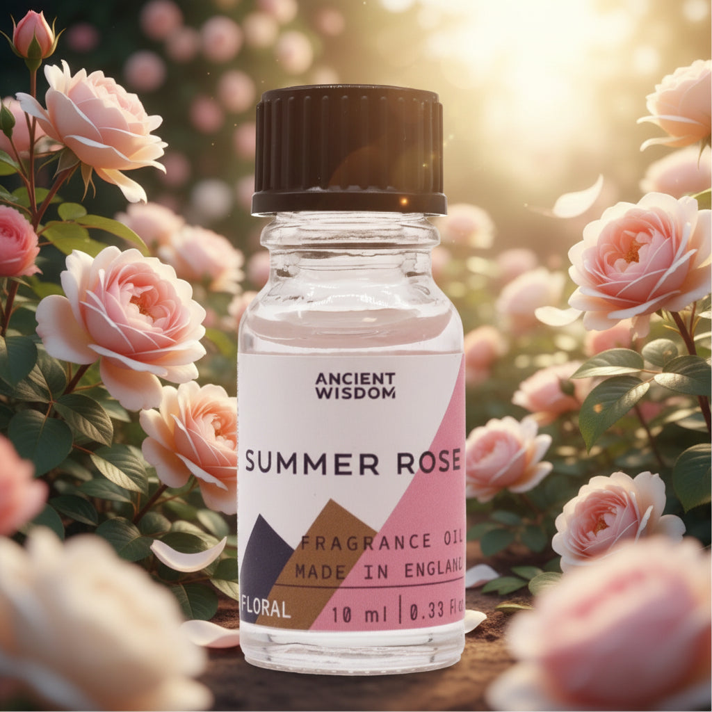 Summer Rose Duftöl – Frische, taufrische Gartenrose für deine DIY-Kerzen (10 ml)
