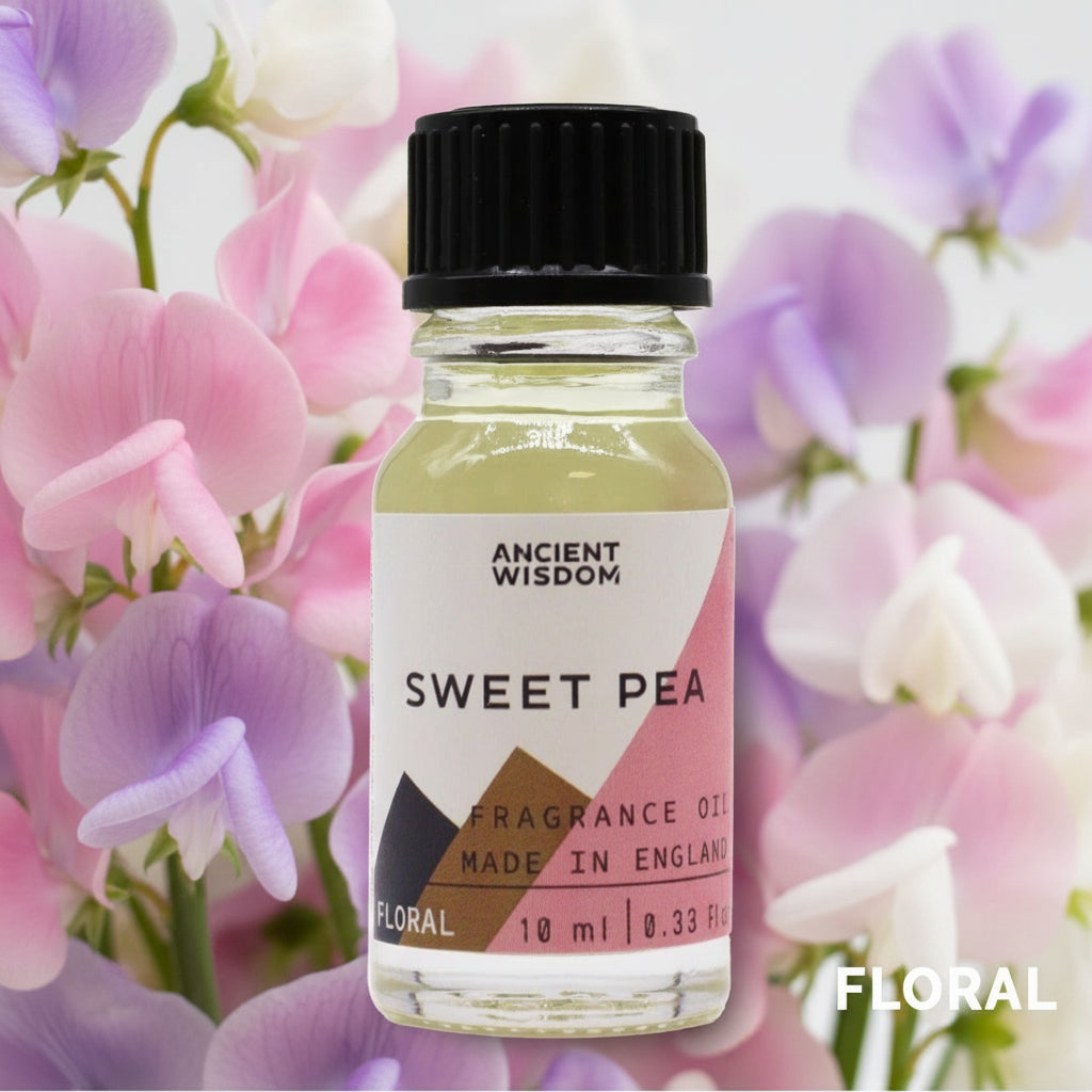 Sweet Pea Duftöl – Zarte Wickenblüten aus dem Cottage-Garten für deine DIY-Kerzen (10 ml)