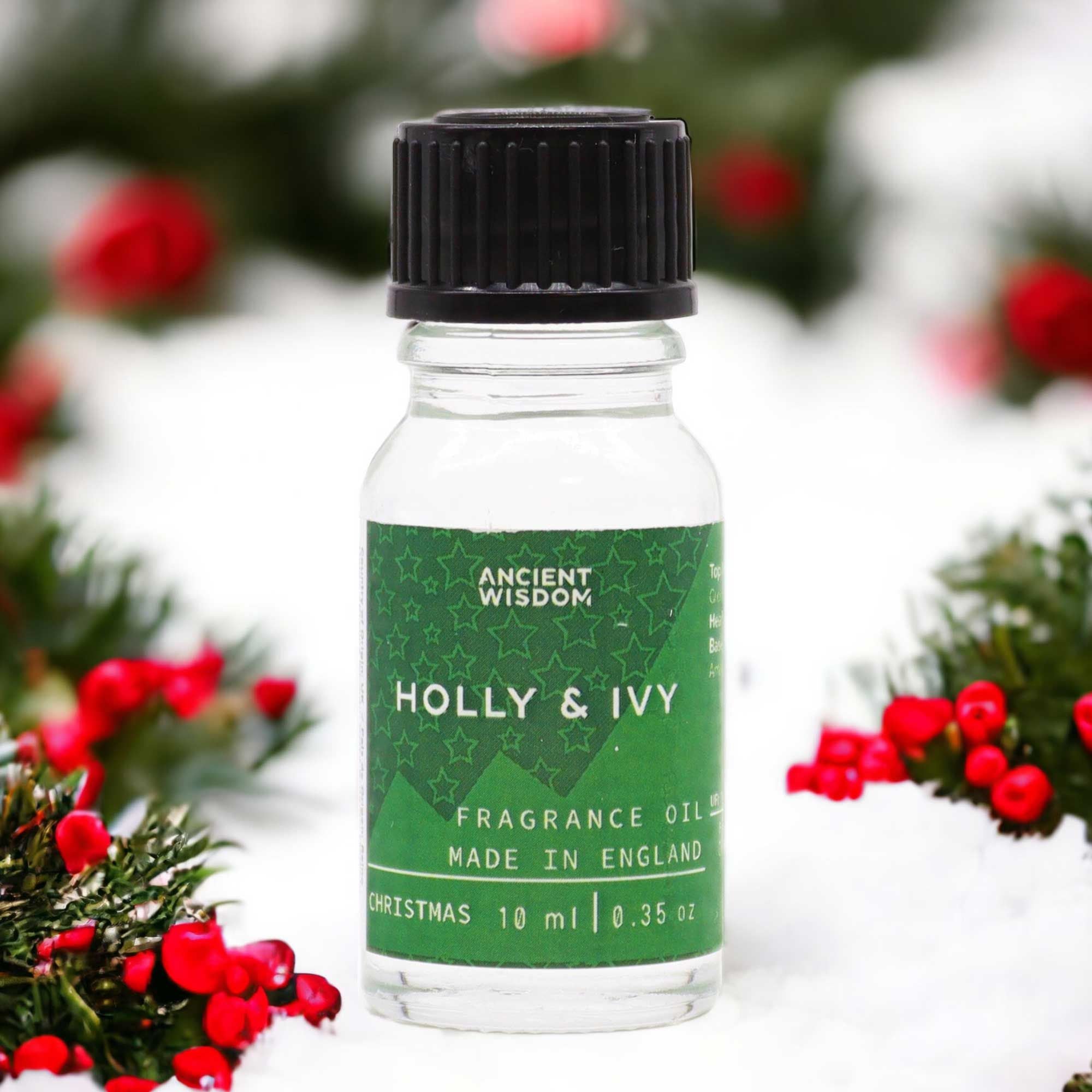 Holly & Ivy Duftöl – Klassische Stechpalme & Efeu für deine DIY-Kerzen (10 ml)