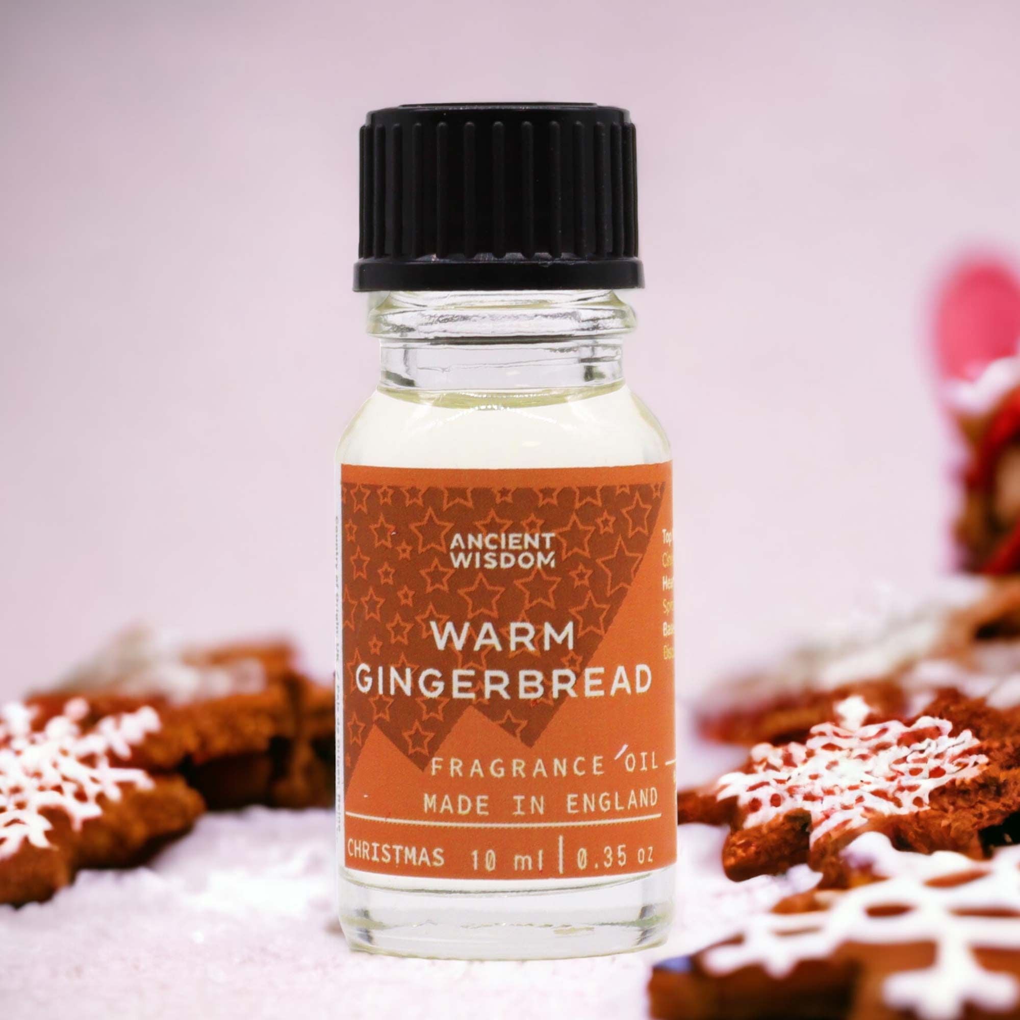 Warm Gingerbread Duftöl – Frisch gebackenes Lebkuchenhaus für deine DIY-Kerzen (10 ml)
