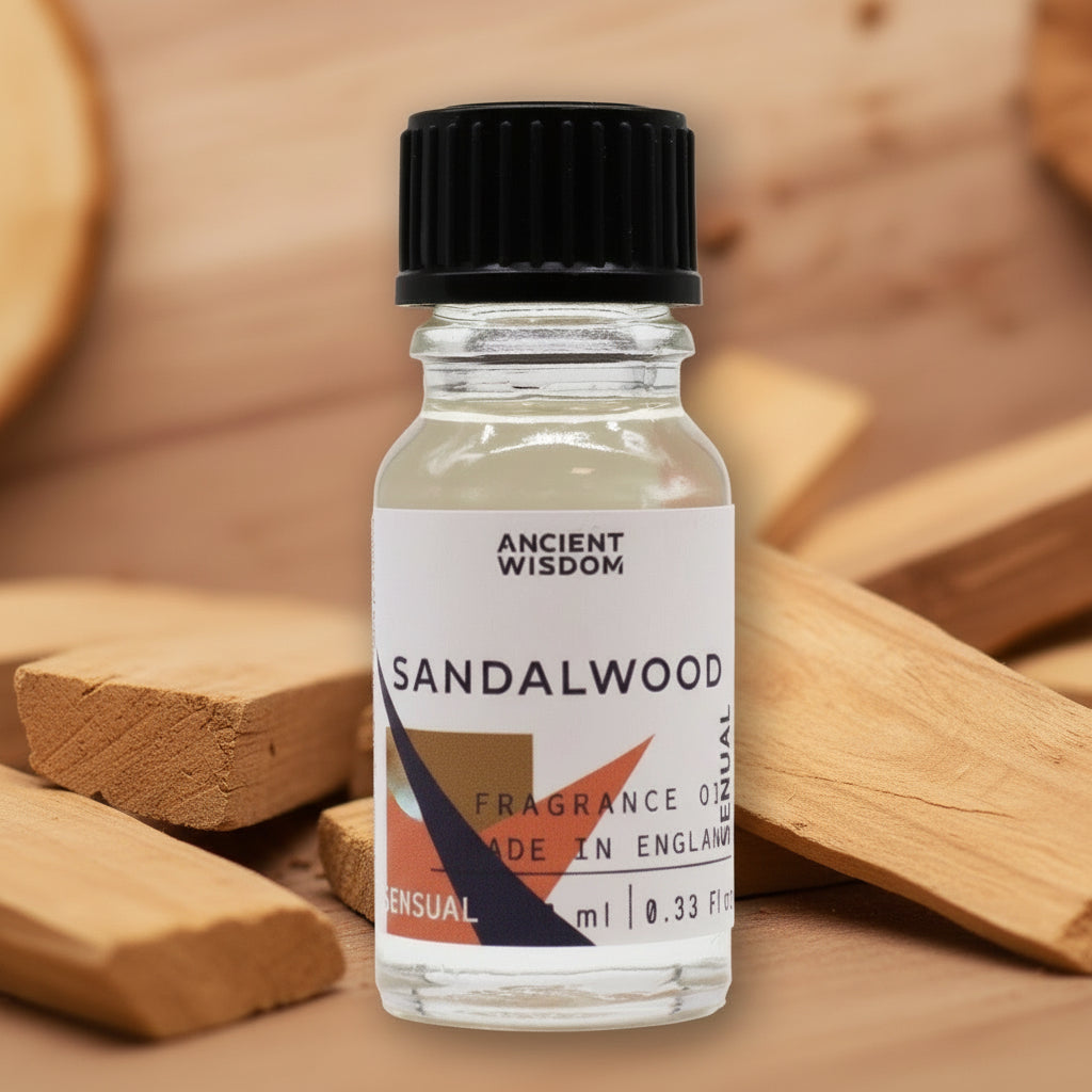Sandalwood Duftöl – Edles cremiges Sandelholz für deine DIY-Kerzen (10 ml)