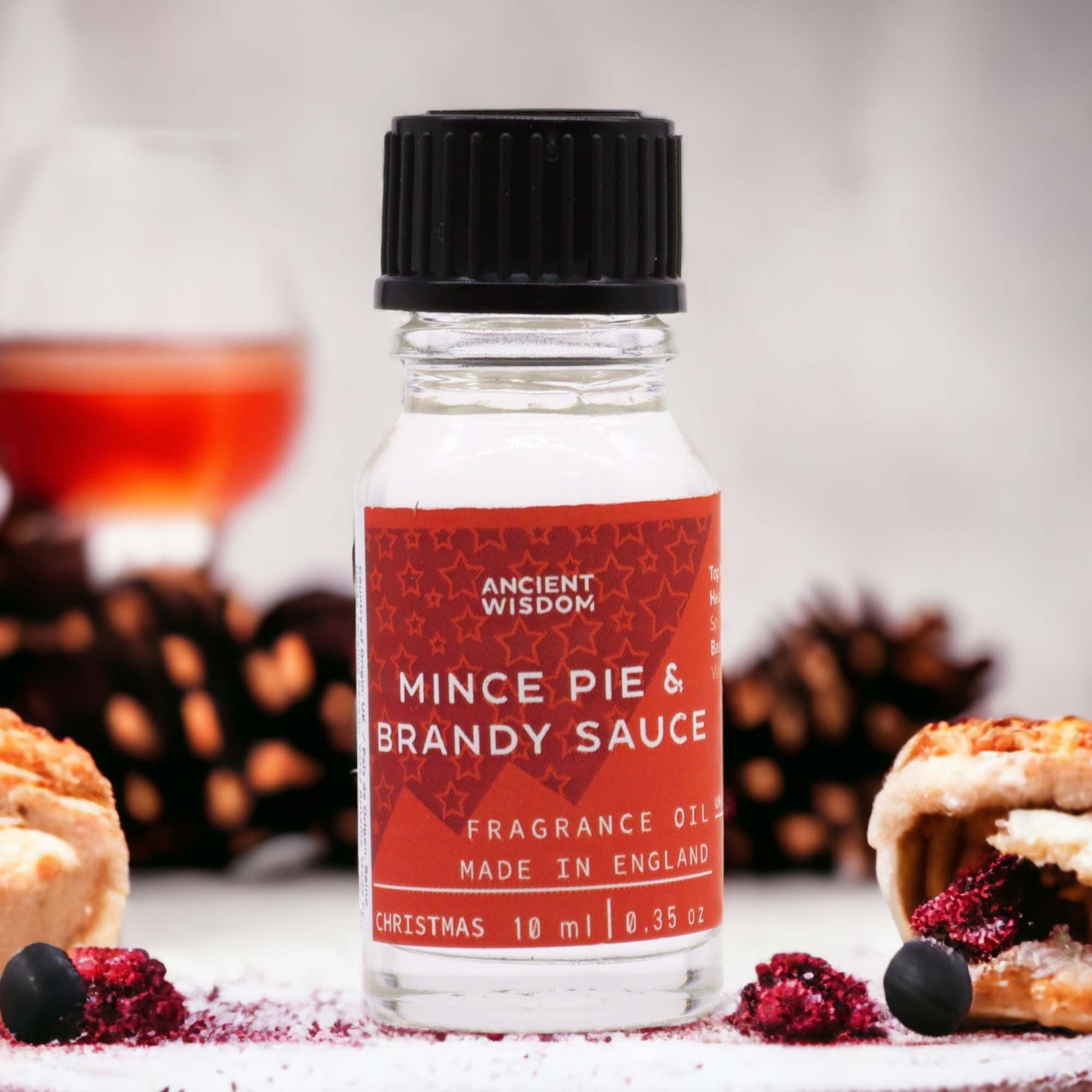 Mince Pie & Brandy Sauce Duftöl – Original englischer Weihnachtskuchen für deine DIY-Kerzen (10 ml)