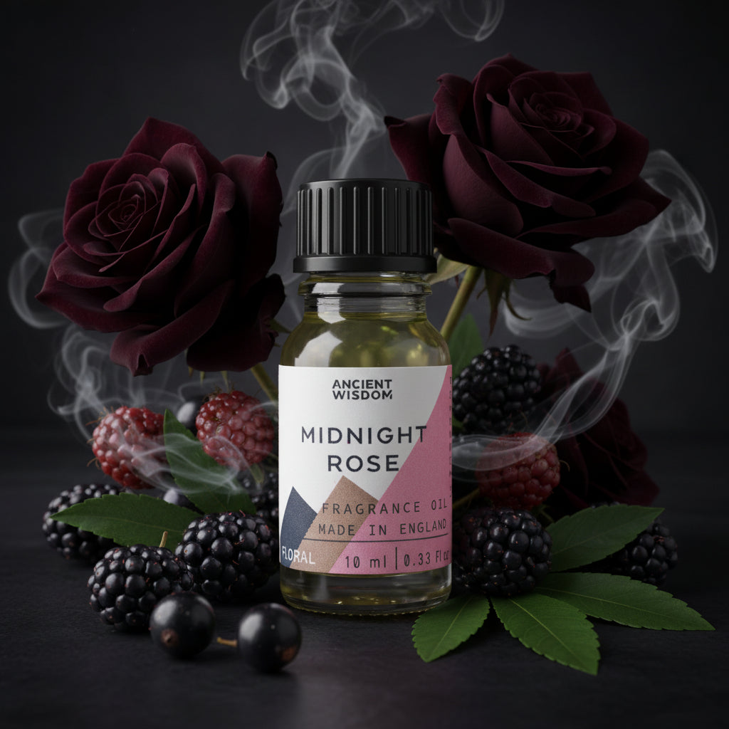 Midnight Rose Duftöl – Dunkle, geheimnisvolle Nachtrose für deine DIY-Kerzen (10 ml)