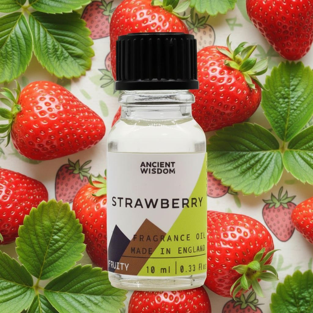 Strawberry Duftöl – Saftige, sonnengereifte Erdbeeren für deine DIY-Kerzen (10 ml)